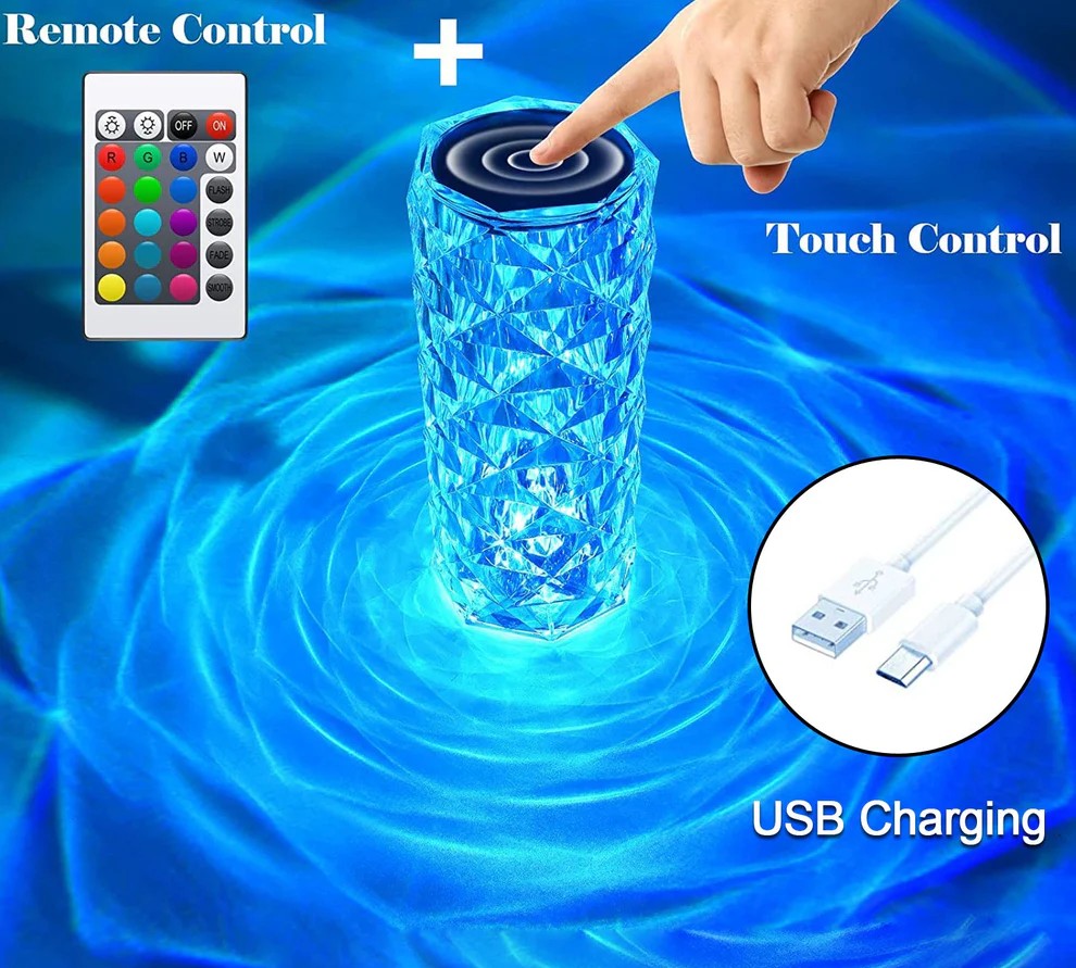 Crystal Touch Lamp