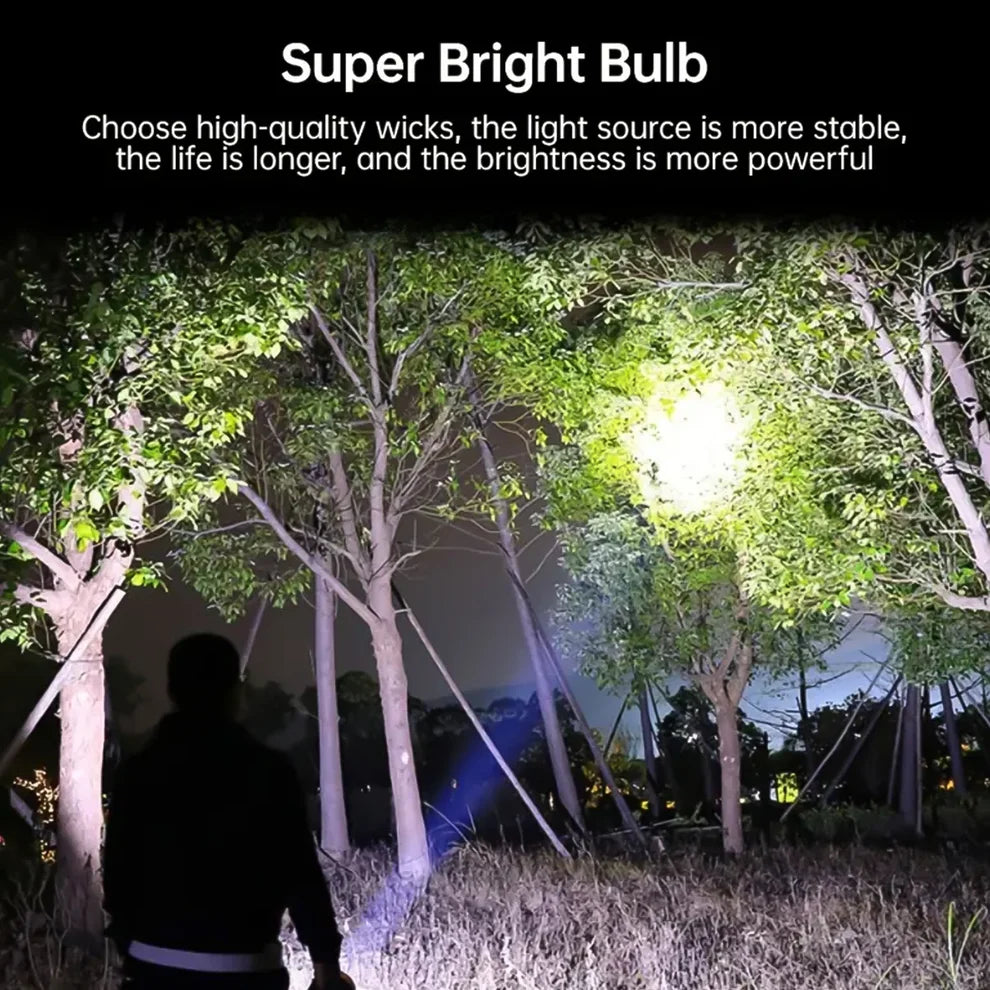 Rechargeable LED Flashlight – Portable 7-LED COB Torch