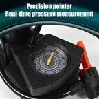 Foot Bike Pump with Pressure Gauge – view 3