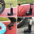 Foot Bike Pump – Portable Cycle Tire Inflator with Gauge