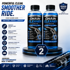 Premium Motorcycle Chain Cleaner Liquid | Deep Clean & Degreaser | Removes Grease & Dirt | Safe for O-Ring & X-Ring Chains | Pack of 2