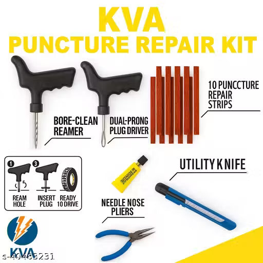 Tubeless Tyre Puncture Repair Kit