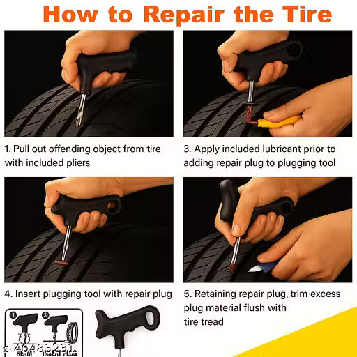 Tubeless Tyre Puncture Repair Kit