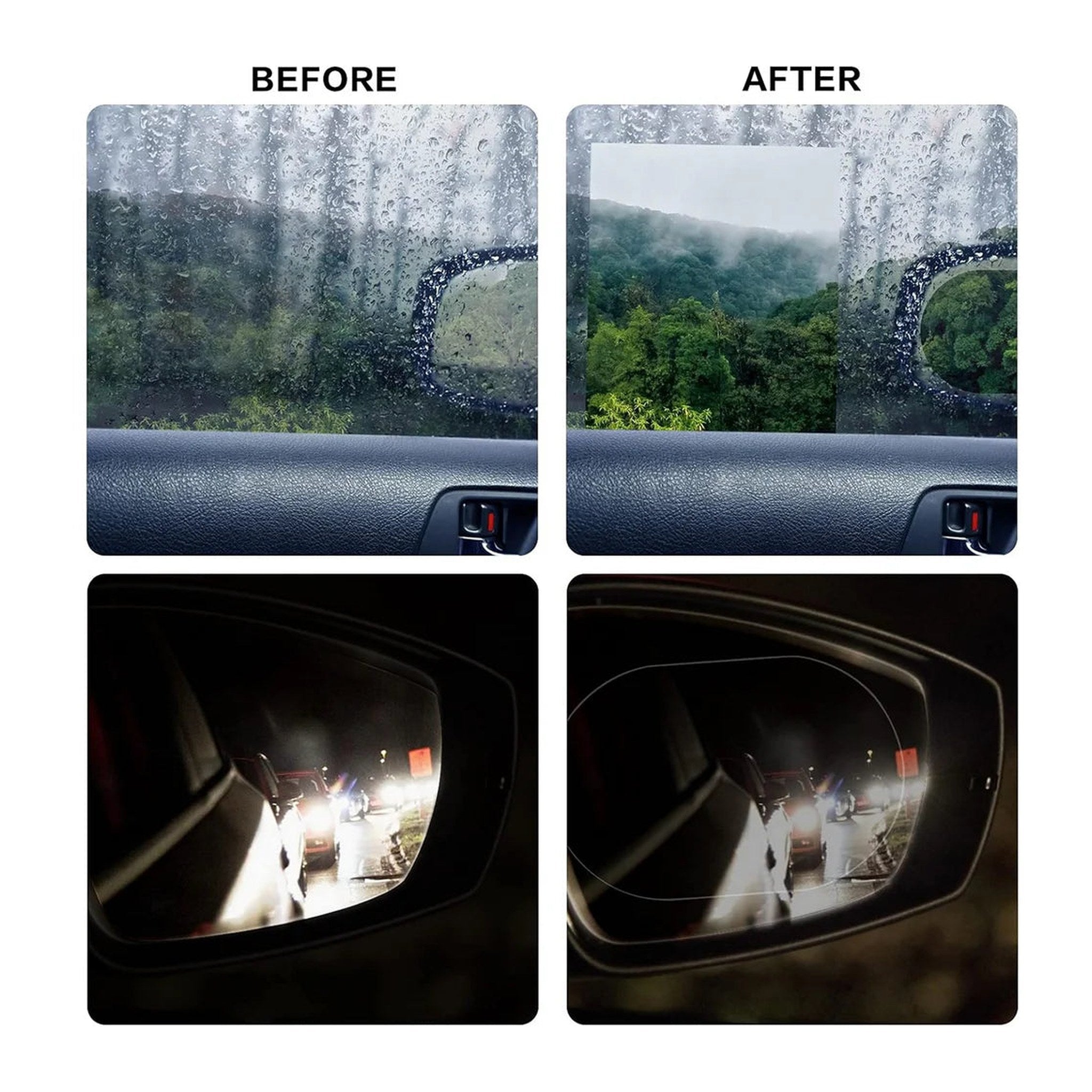 Anti-Fog Rearview Mirror Film for Car – view 5