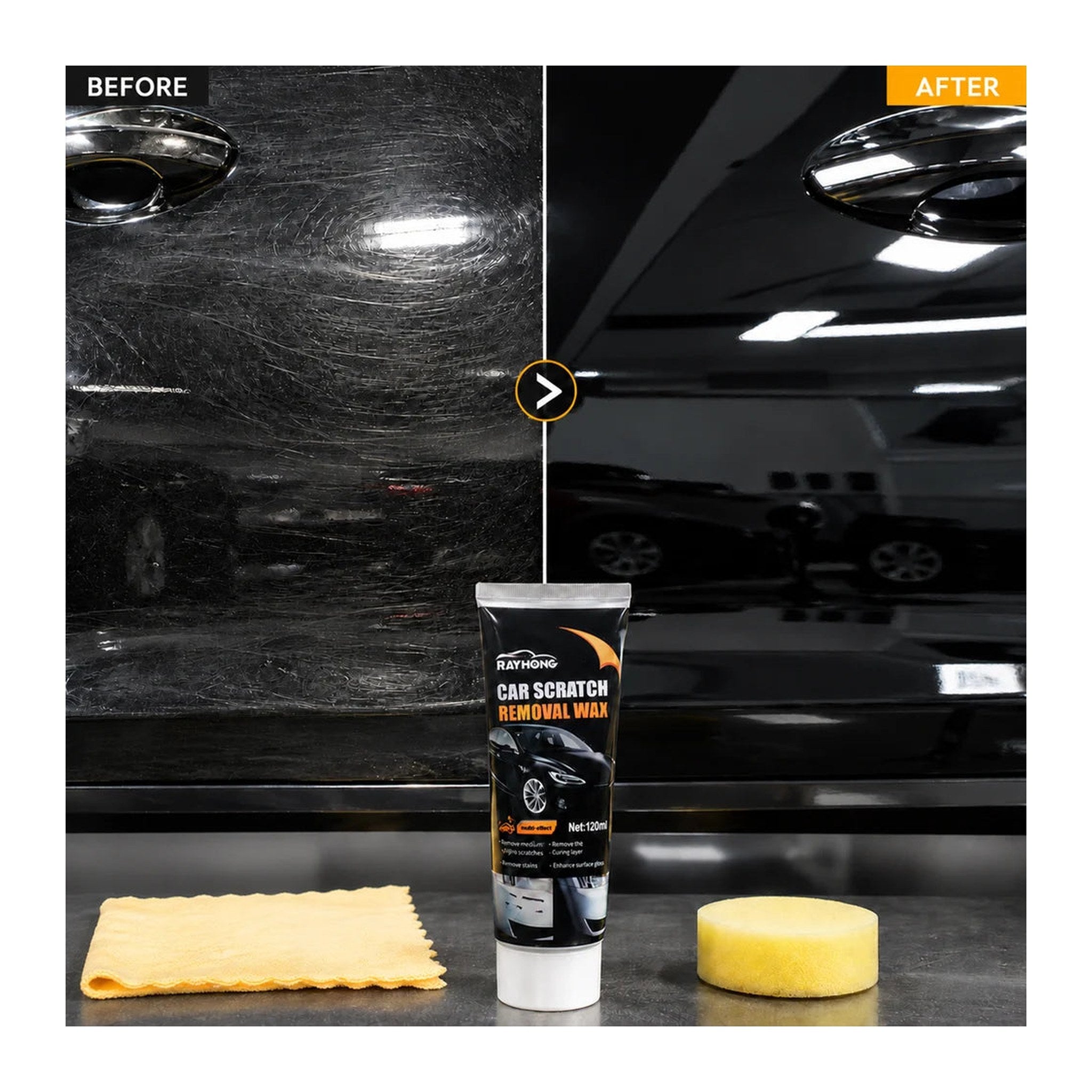 Car Scratch Removal Wax 120ml – view 3