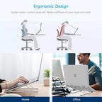 Foldable Aluminium Laptop Stand – view 2