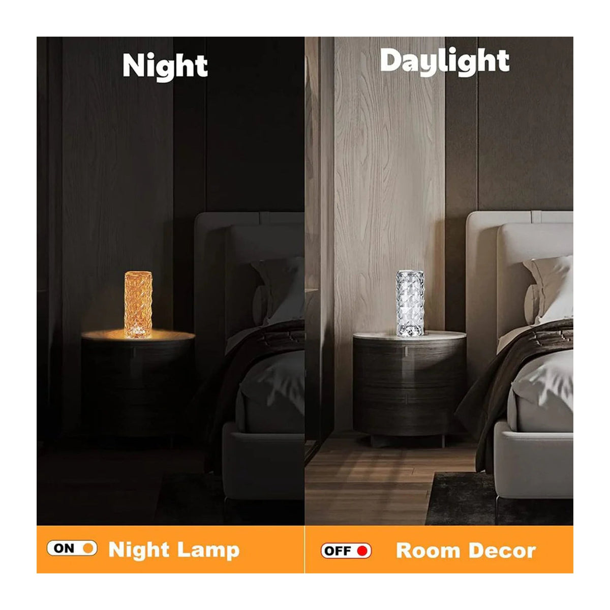 Crystal Touch Night Lamp – Buyzo
