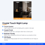 Crystal Touch Night Lamp – Buyzo
