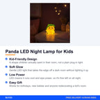 Panda LED Night Lamp for Kids – Buyzo