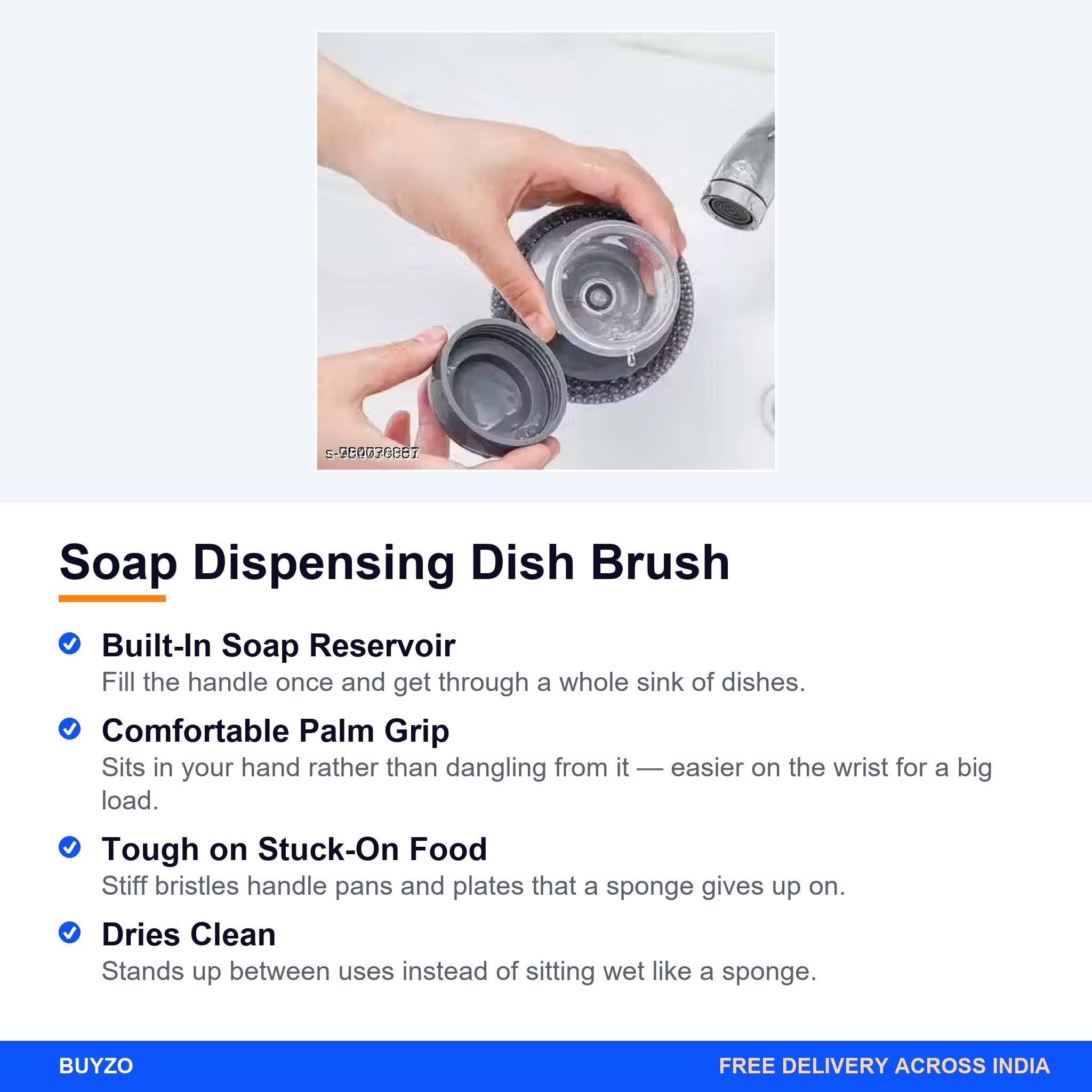 Soap Dispensing Dish Brush – Buyzo
