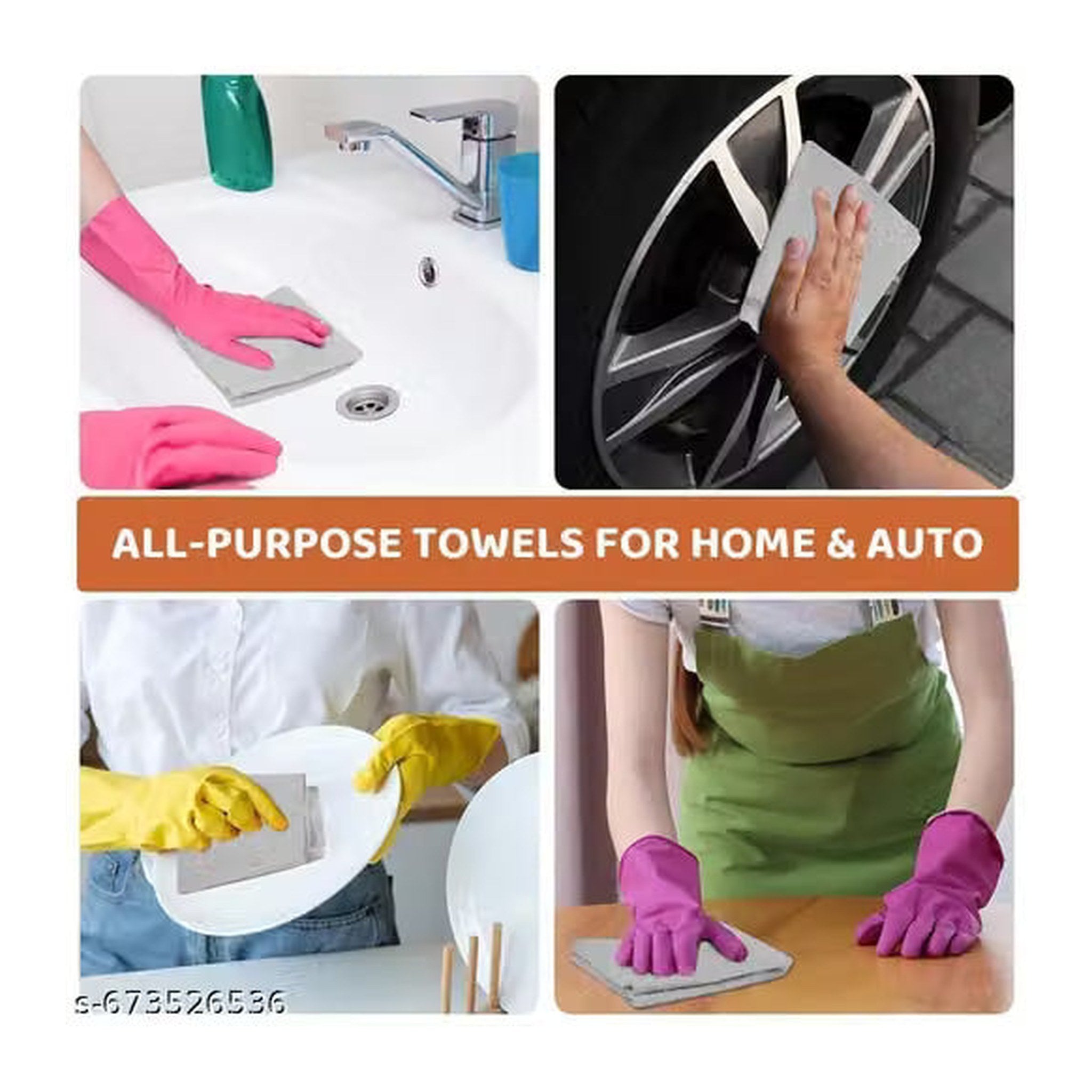 Microfiber Cleaning Cloth Roll – 20 Sheets – view 3