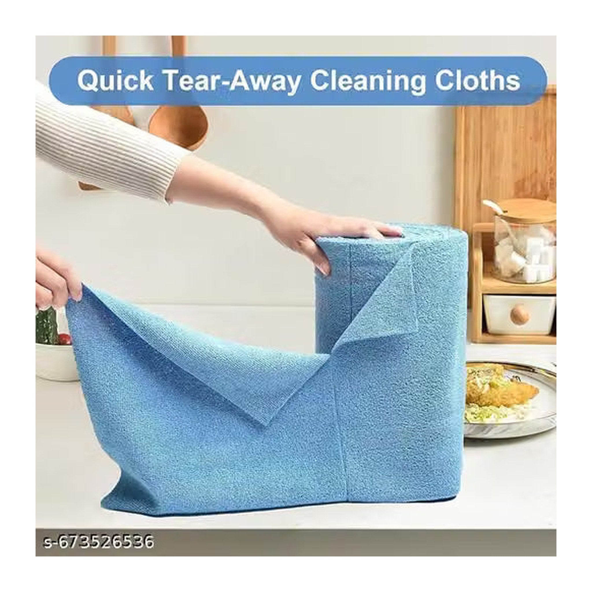 Microfiber Cleaning Cloth Roll – 20 Sheets – view 5