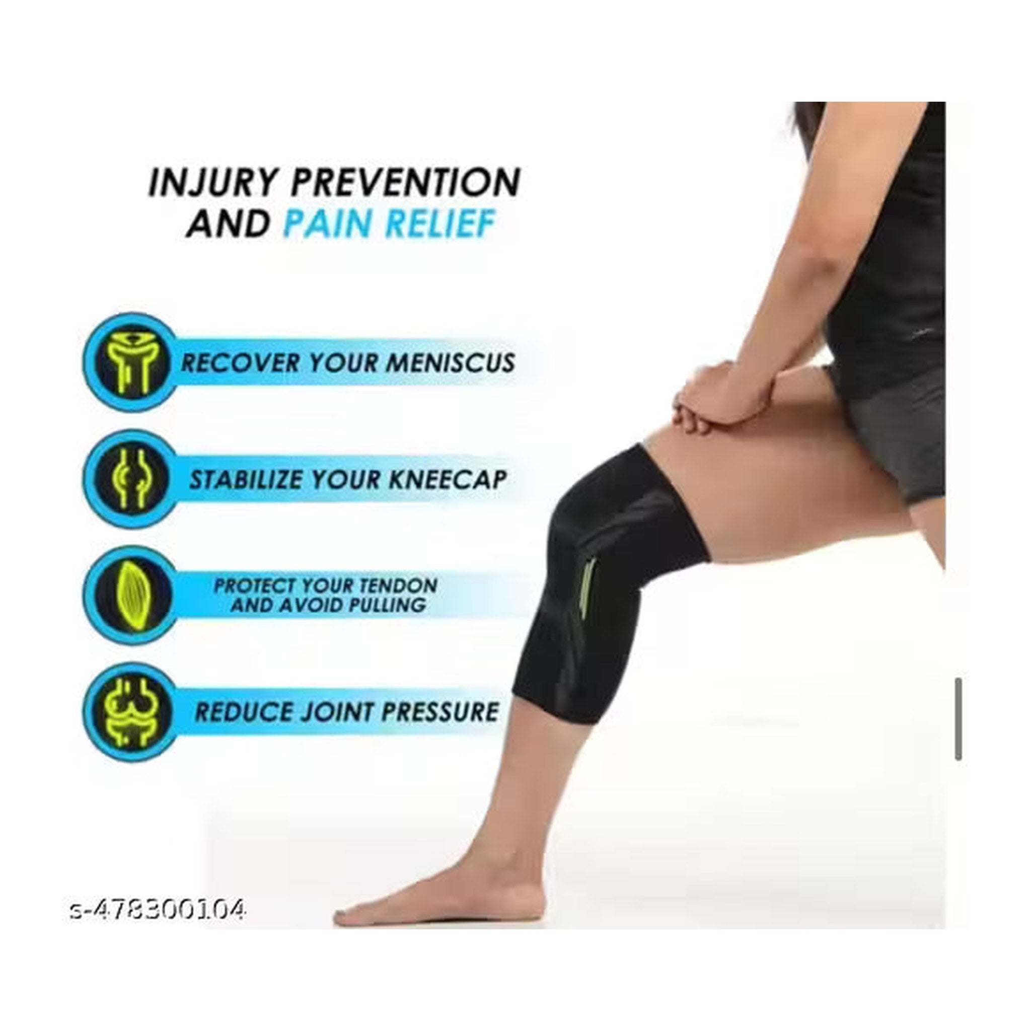 Knee Support Cap – Pack of 2 – view 3