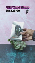 Wired RGB Gaming Mouse - Ergonomic