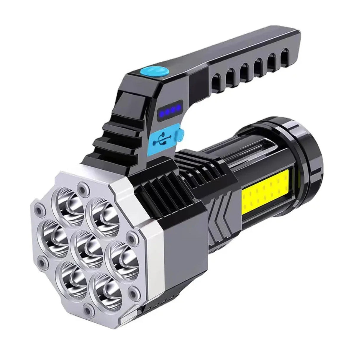 Rechargeable 7-LED COB Torch – Buyzo