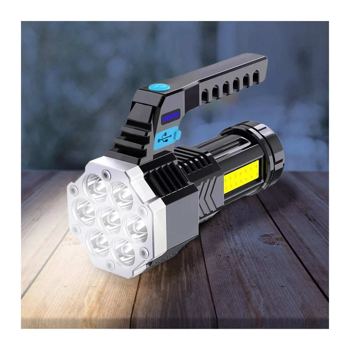 Rechargeable 7-LED COB Torch – view 6