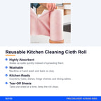 Reusable Kitchen Cleaning Cloth Roll – Buyzo
