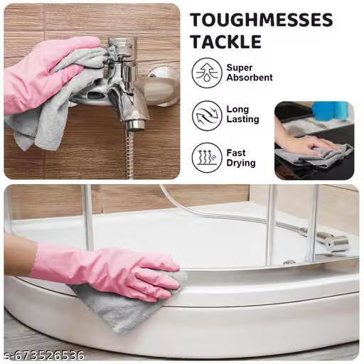 Microfiber Cleaning Cloth Roll | Kitchen Towel Roll | Cleaning Towels - Reusable and Washable Cloths for Kitchen, Washable and Reusable (20- Pack)
