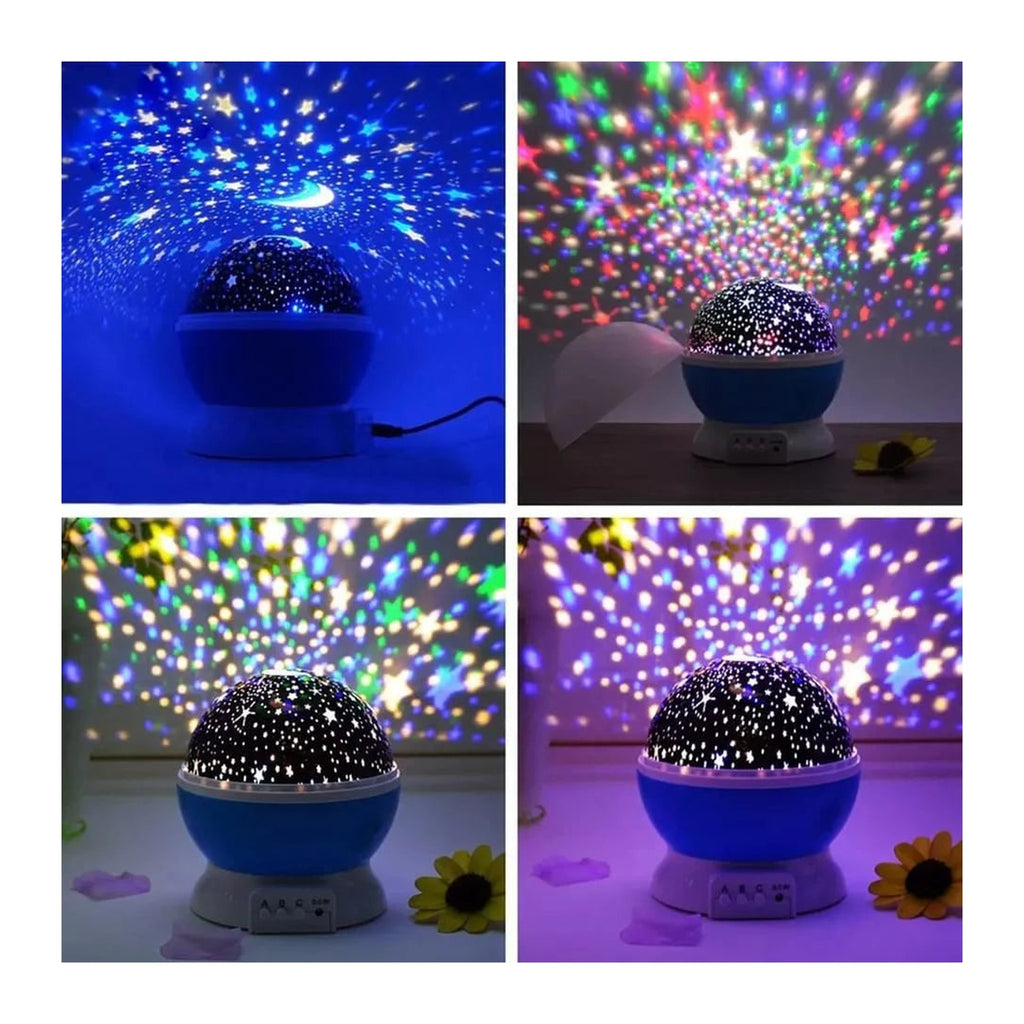 Rotating Star Projector Night Lamp – view 3