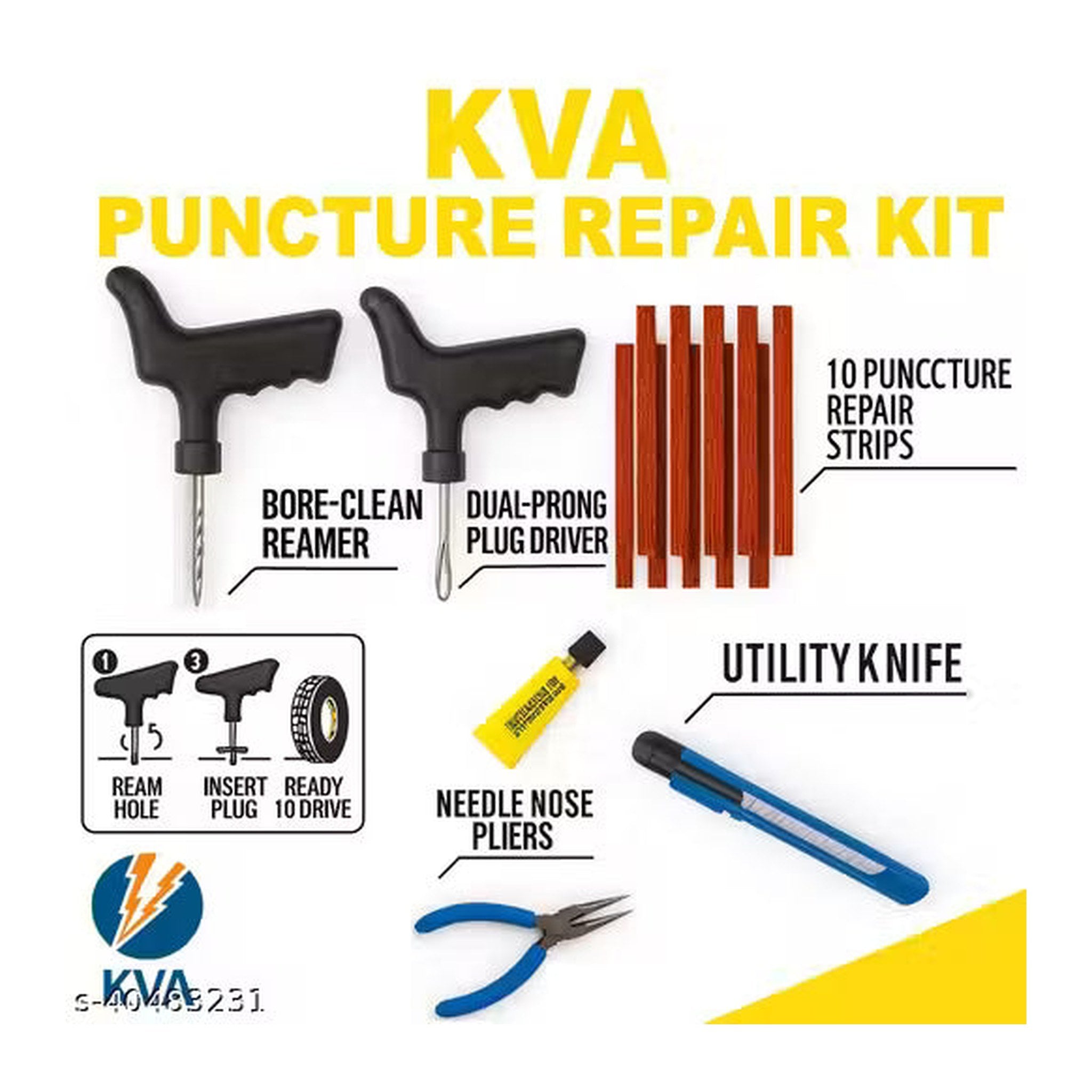 Tubeless Tyre Puncture Repair Kit – view 3