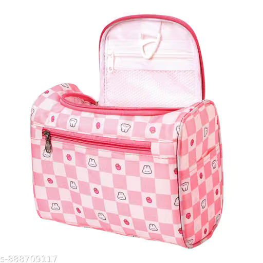 Heart Print Cosmetic Pouch – view 2